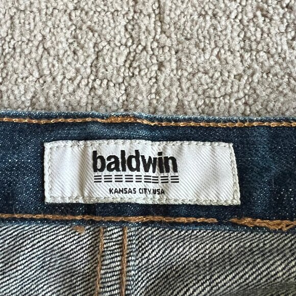 Baldwin Men's Straight Jeans - Dark Blue - Picture 7 of 15